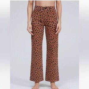 ASKK NY SAILOR PANT IN CHEETAH PRINT